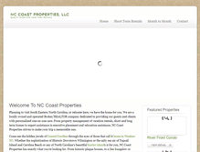 Tablet Screenshot of nccoastrentals.com